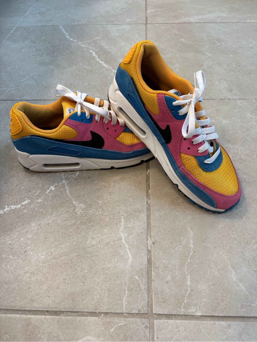 Nike Air Max 90 Multicolor Suede Mens 8.5